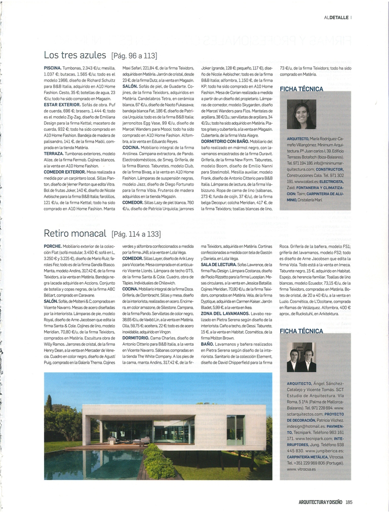 Revista Arquitectura y Diseño, nº 127 - Construcciones CALA